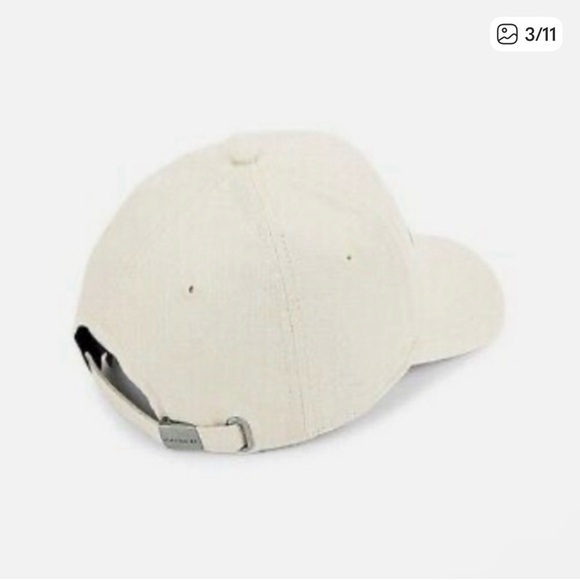 Coach Cream Embroidered Logo Baseball Cap main image 8